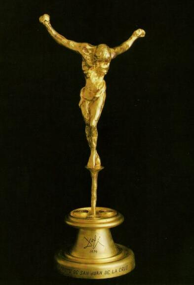 Salvador Dal. "Cristo de San Juan de la Cruz", 1974. Bronce. 41 cm de altura. Coleccin 2049 Obra Contempornea.