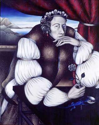 José Aguilera. " Pier Francesco Orsini ", 1978. Óleo sobre lienzo. 92 x 72 cms.