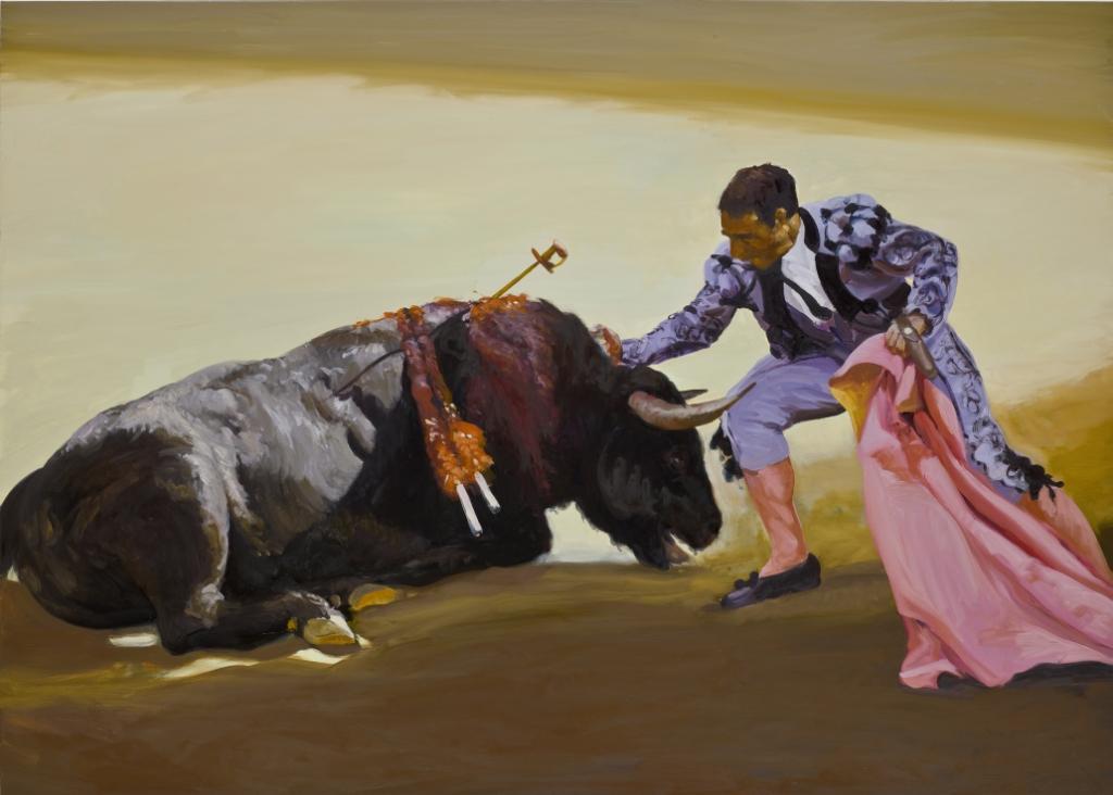 Eric Fischl. CORRIDA EN RONDA. 2008. Óleo sobre lienzo. 196 x 274 cm.