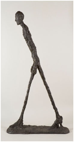  Alberto Giacometti.HOMBRE CAMINANDO, I. 1960. Bronce. 180,5 cms. de altura.Coleccin Fundacin Alberto y Annette Giacometti, Pars. 