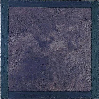 Gonzalo Tena. "Pintura", 1976. Óleo sobre lienzo. 150 x 150 cm. Colección de Javier Lacruz.